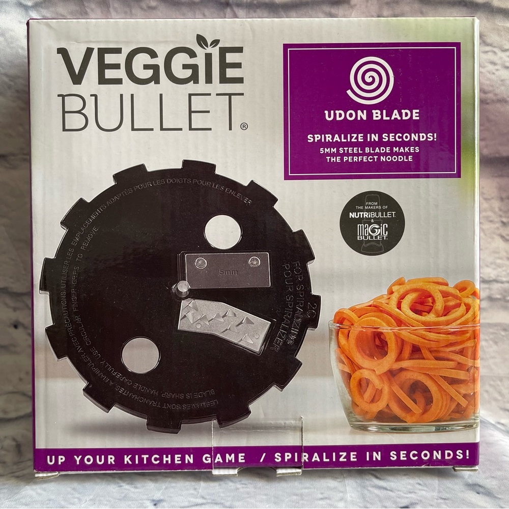 NEW Veggie Bullet Udon Blade